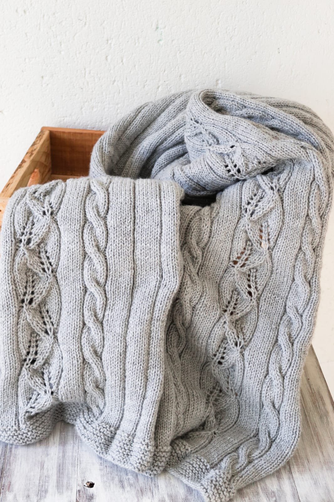 Large Hand Knitted Throw - Kila Online Shop