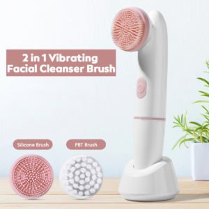 2-In-1 Vibrating Sonic Facial Cleanser