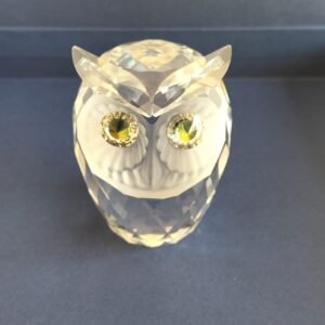 stunning Swarovski Crystal Owl Ornament