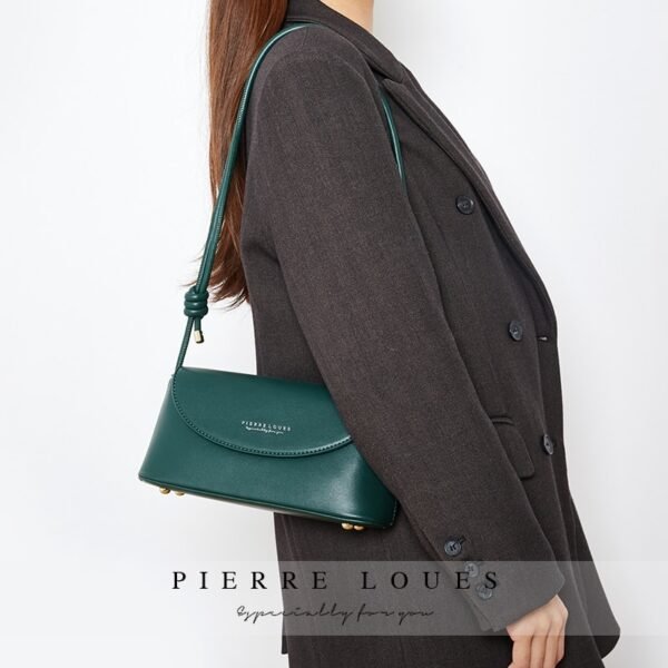 Pierre Loues Baguette Handbag modelled