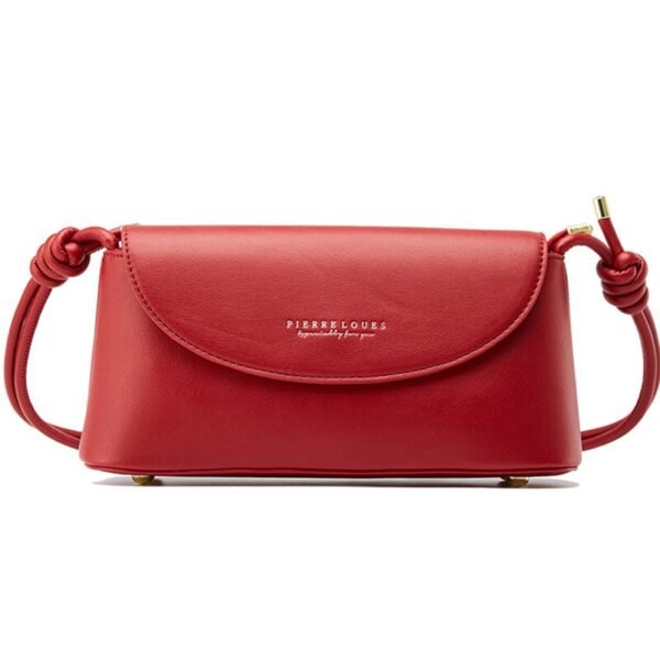 Pierre Loues Baguette Handbag red