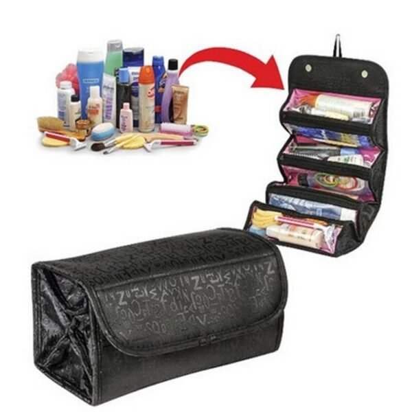 Roll-N-Go Cosmetic Bag Organizer examples of use